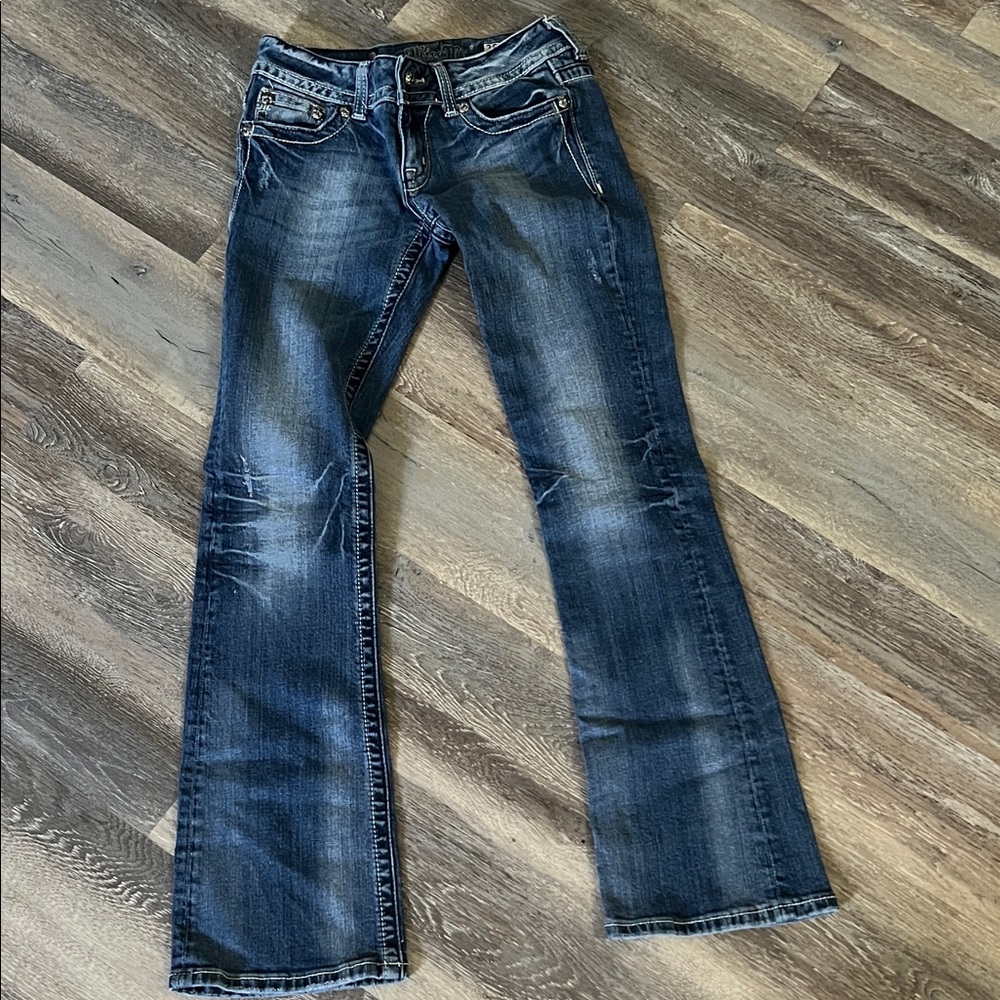 Miss Me Dark Blue Boot Cut Jeans